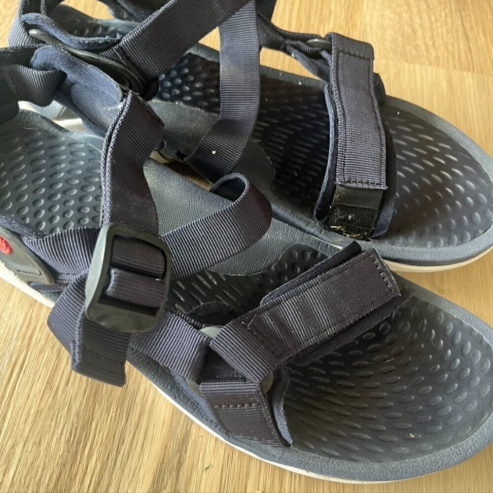 ** Teva men's navy blue sport sandals Sz 11 fabric - Picture 5 of 10